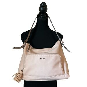 Nine West Women's Chic and Simple Cream Beige Handbag Pre-loved Condition